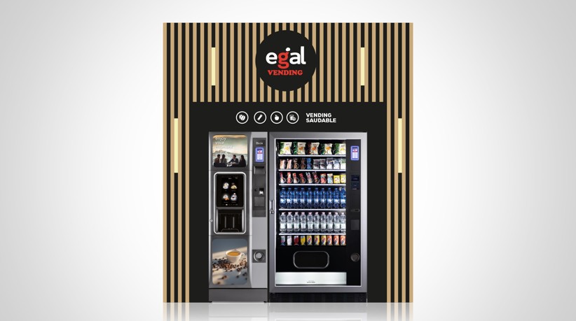 concepto de espacio vending